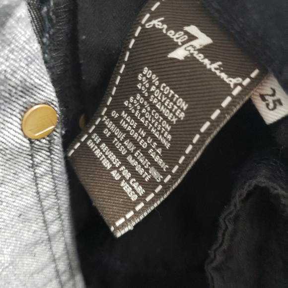 For All 7 Man Kind stretch jeans size 27 - Picture 8 of 8